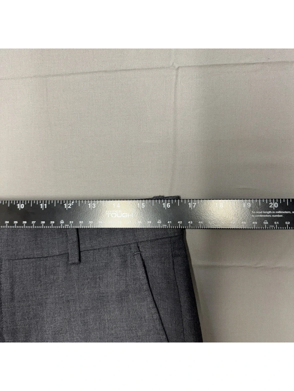 Joseph Abboud Mens JOE Custom Express Size 34 100% Wool Dress Pants Gray